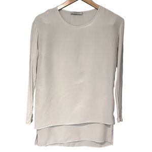All Saints Vega silk blouse.